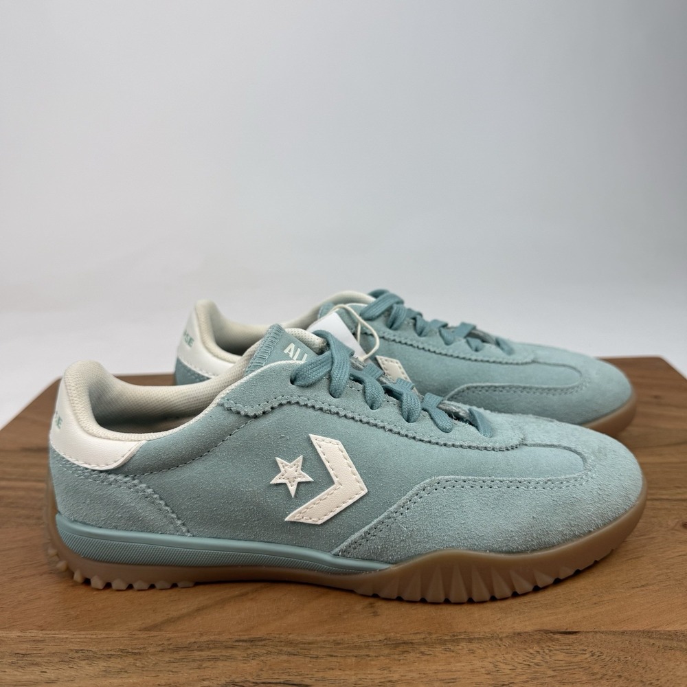 New Womens Converse Run Star Trainer Ox‎ Pool Suede Sneakers Shoes Size 6 M